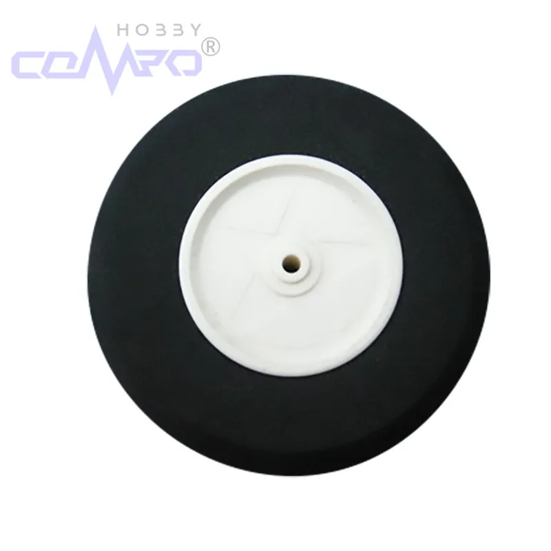 2 pièces roues à 5 rayons Dia60-75mm train d'atterrissage roues en mousse légère pneu éponge pour accessoires de modèle d'avion RC