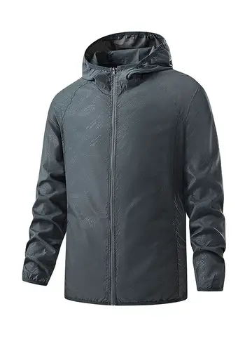 JNLN Men Women Hiking Jacket Waterproof Sun Protection Windbreaker Unisex Camping Climbing Outdoor Rain Coat Portable Clothes