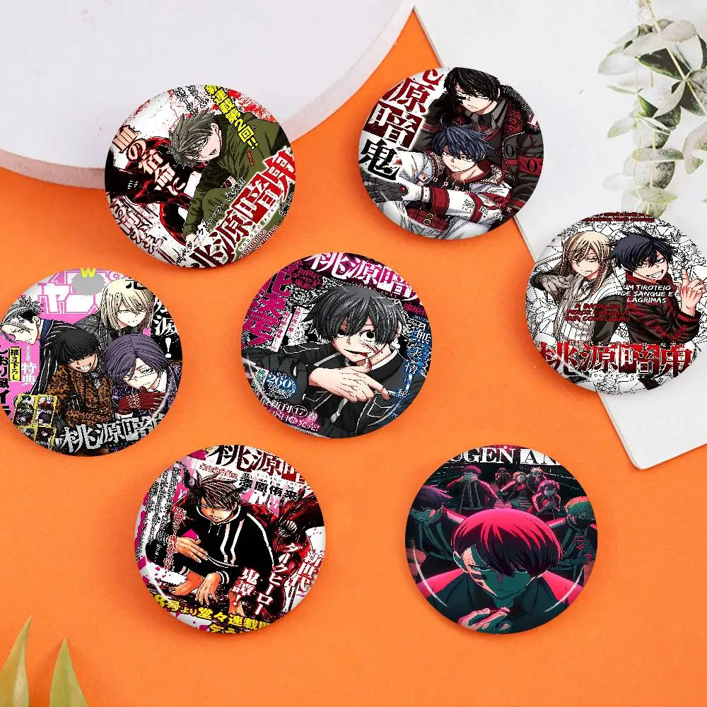 Tougen Anki الظلام شيطان الجنة تخصيص لينة زر دبوس للنساء مجوهرات إبداعية مضحك شارة الكرتون عاشق قبعة #1