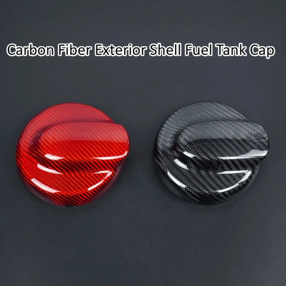 

For MINI R55 R56 Carbon Fiber Exterior Shell Fuel Tank Cap Decoration Cover Trim Stylish Auto Accessories Premium Quality Racing