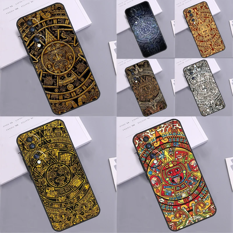 Mayan Calendar Case For Honor X6 X7 X8 X9 X8a X9a X7a X6a 90 70 50 Lite Honor Magic 5 Lite Pro 8X 9X Cover