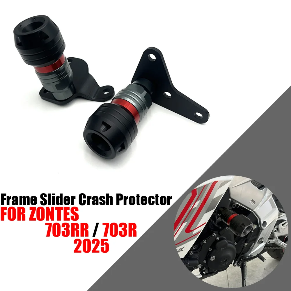 

For ZONTES 703RR 703R 2025 Motorcycle Engine Guard Crash Pad Falling Protection Frame Sliders Crash moto Protector 703 RR R