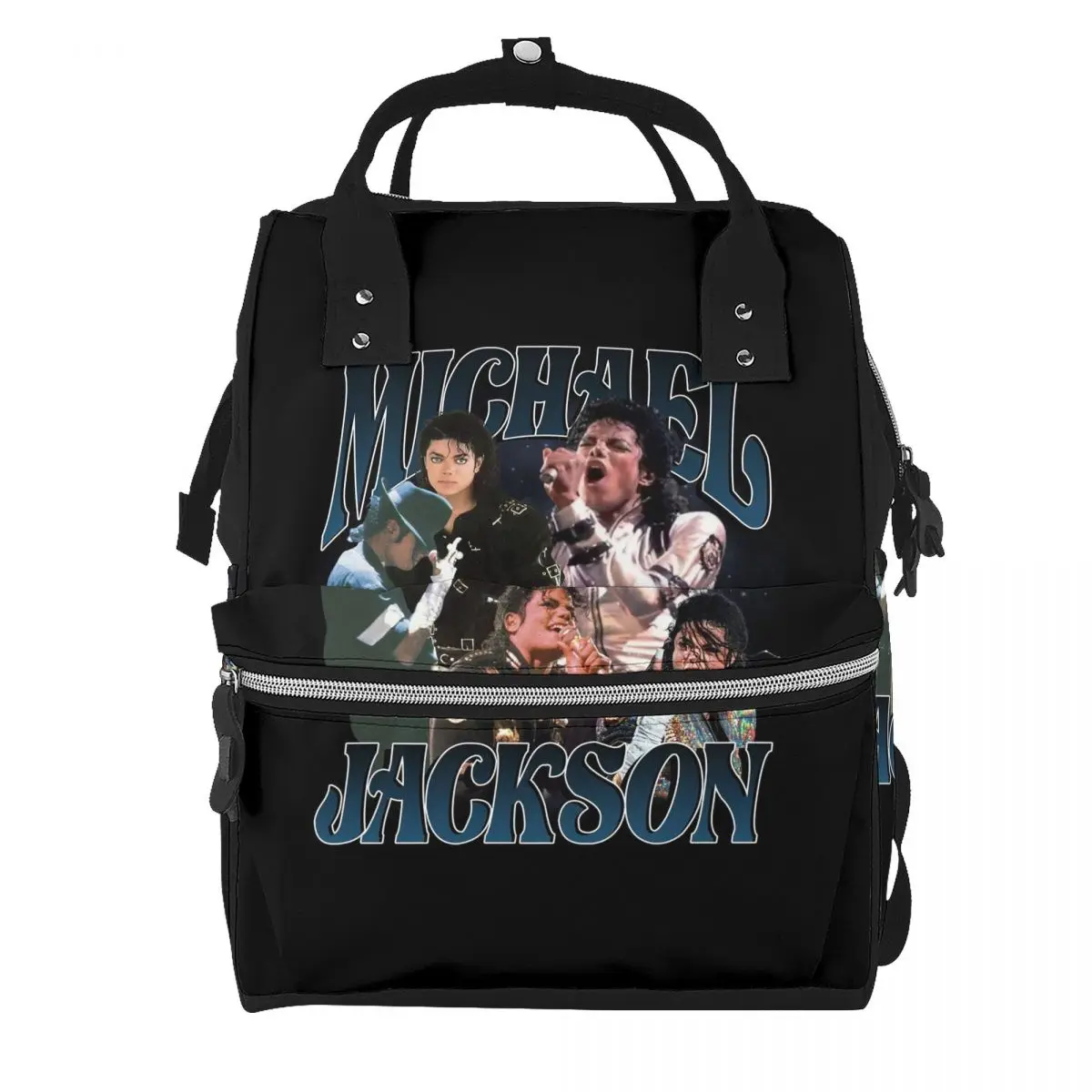 Michael Jackson Dancing Student Backpack School Bag Hiking Travel Daypack for Men Women Bookbag Shoulder Bags