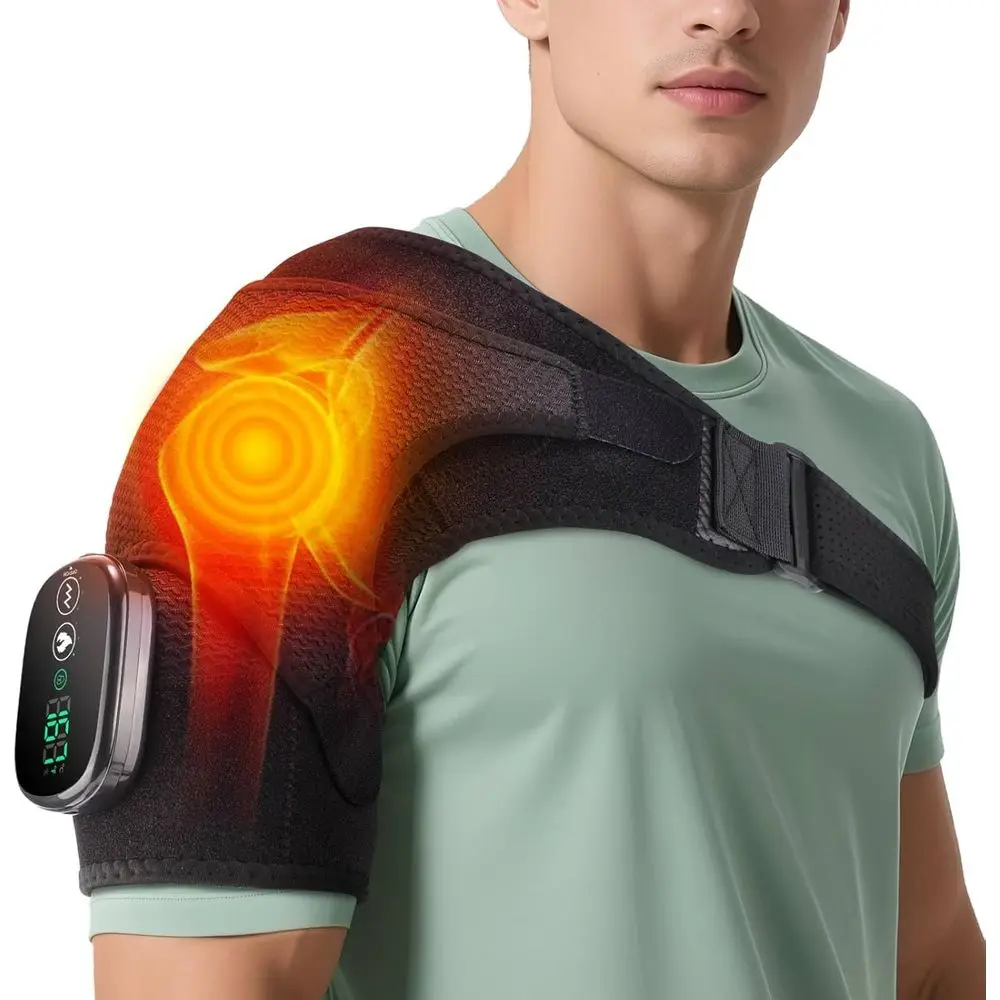 

HSA-Approved Rotator Cuff & Shoulder Support with Heat and Massage