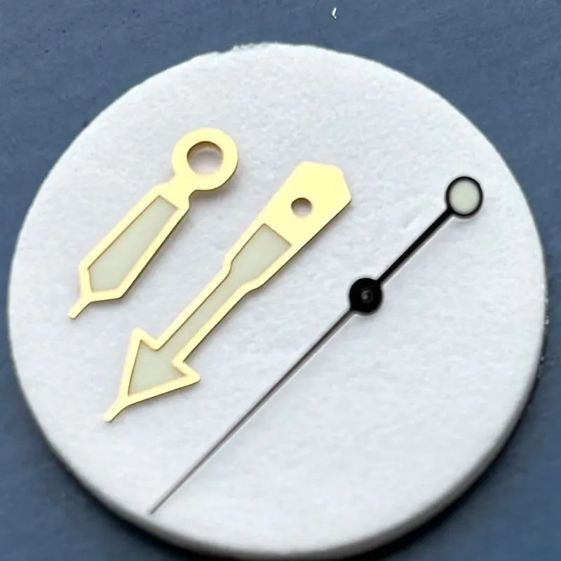 Watch Modify Parts Golden SRP38K1 Turtle King Style Watch Hand Super Luminous Suitable For NH35/36 Movement