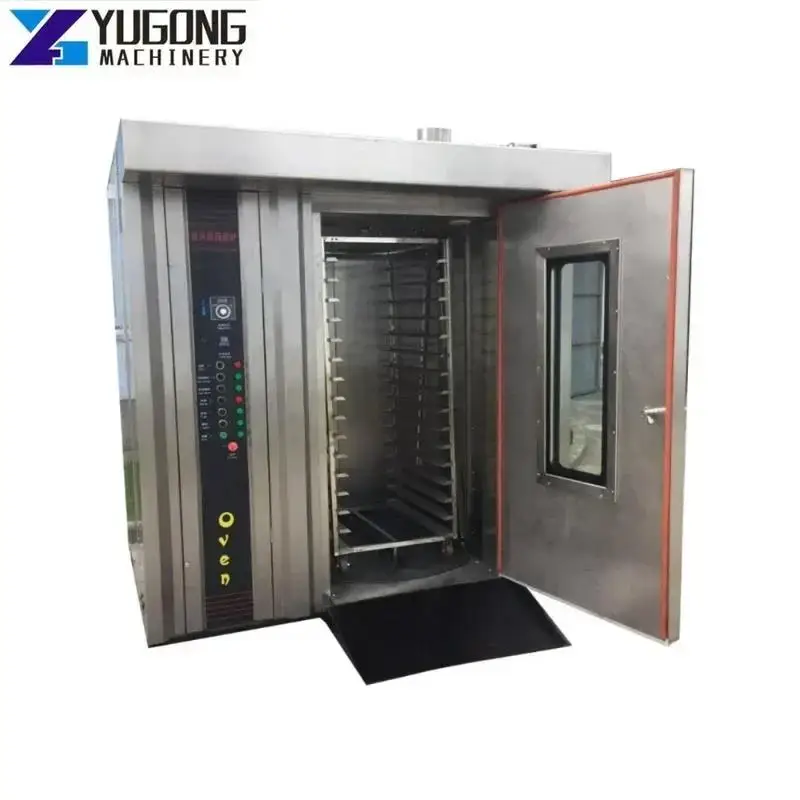 YG Bakery French Bread Loaf Making Machine Commercial Rotary Oven with 32 64 Tray Oven Roaster Equipment Manufacturer in China