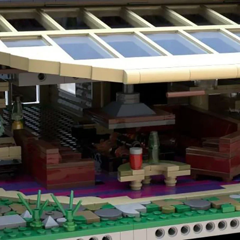 Moc Baustein Wald Kabine Modell Technologie Ziegel DIY Montage Modulare Stadt Street View Spielzeug Für Urlaub Geschenk