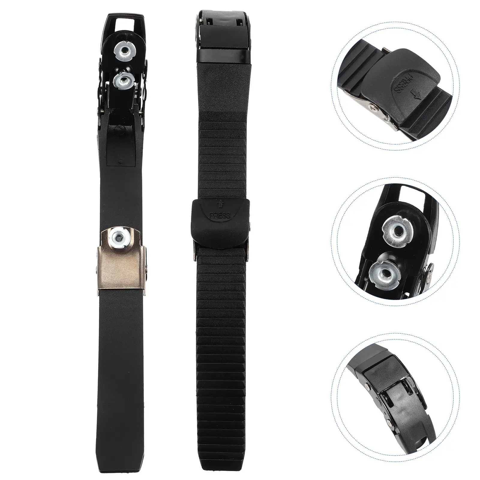 2Pcs Roller Skating Buckle Straps Professional Ice Skate Fixing Straps Universal Replaceable Roller Skate Accessories