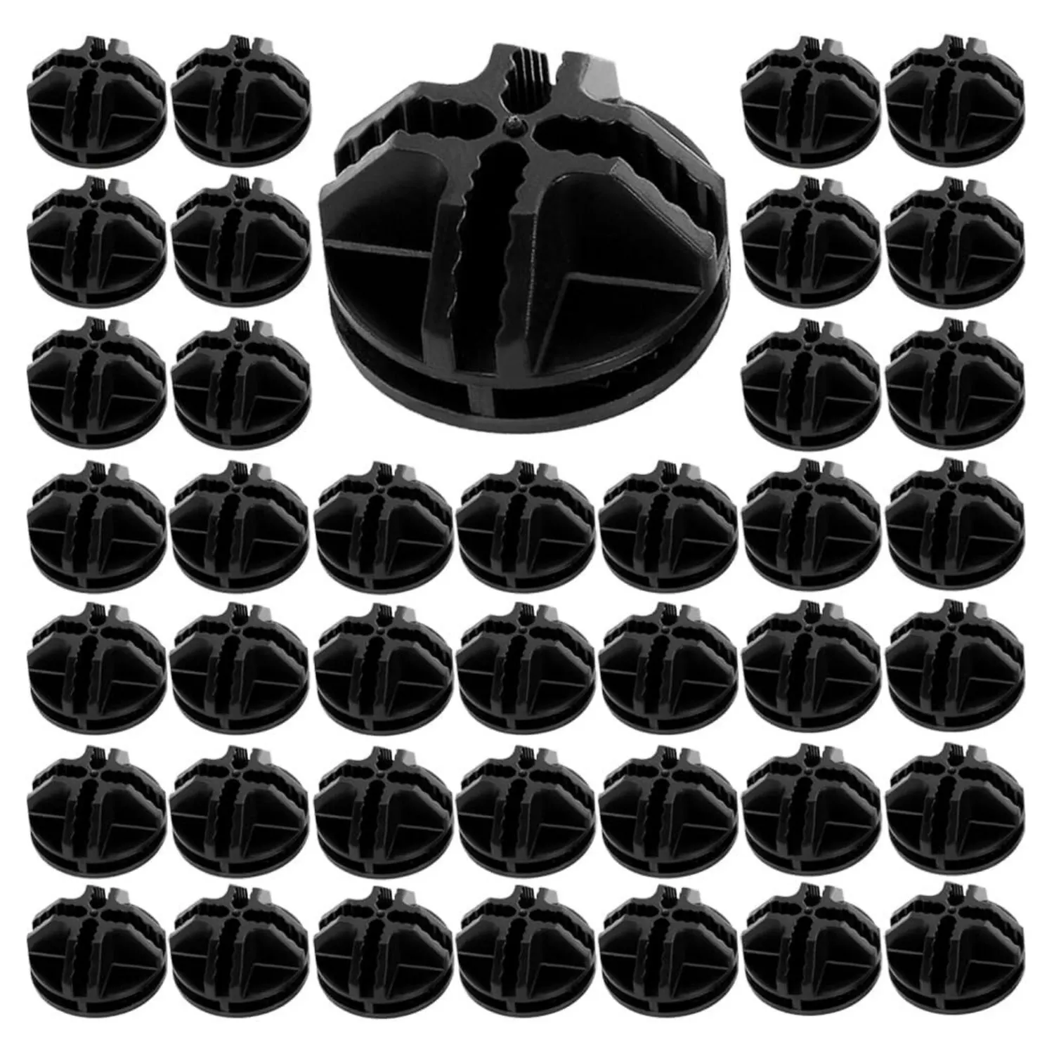 40Pcs Wire Cube Connectors Plastic Storage Cube Connector Wire Grid Cube Organizer Connector for Modular Closet Storage Shelving