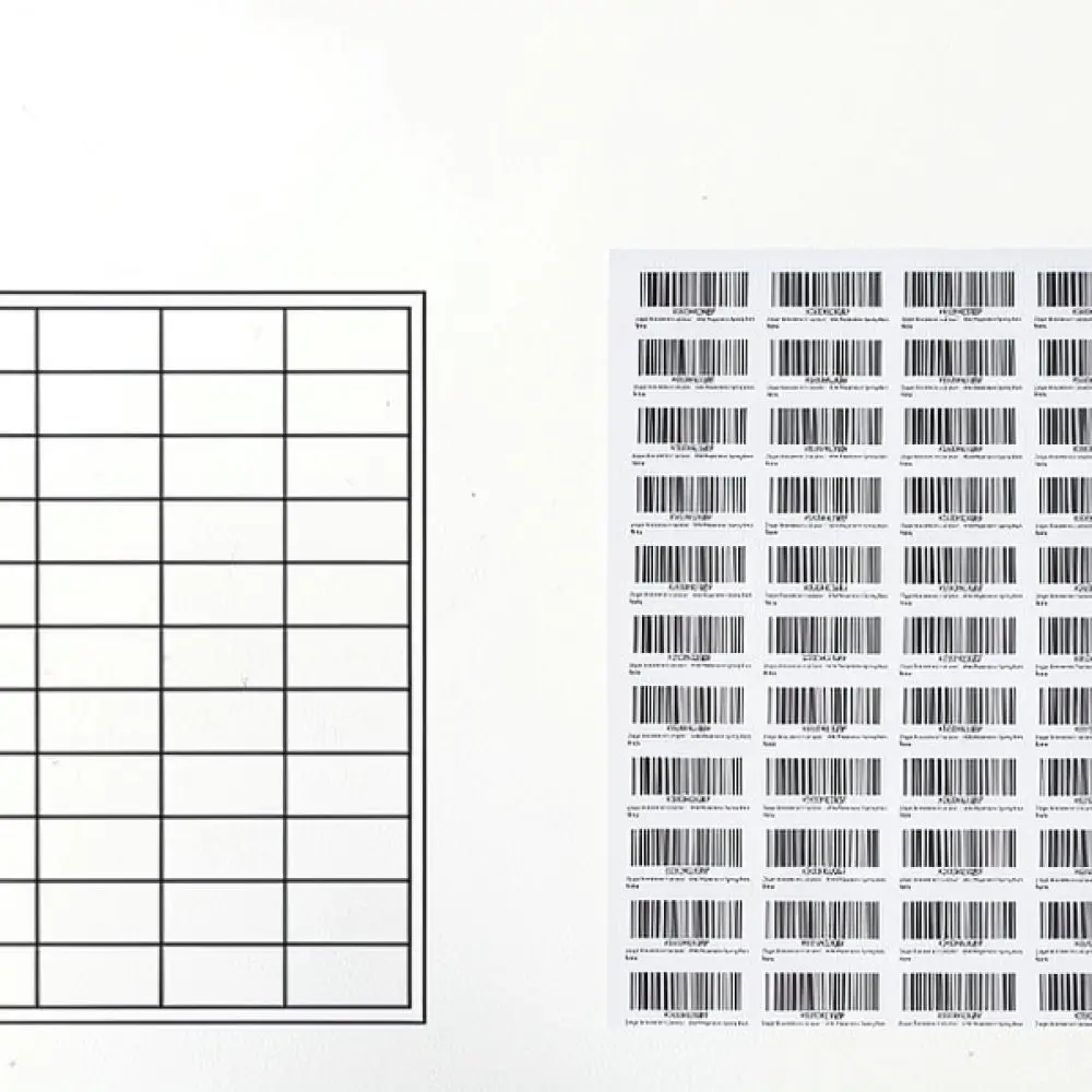 Printable Label Sheet A4 Adhesive Sticker Matte Glossy Kraft Material For Document Organizing Home Storage