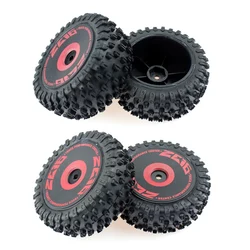 4 pezzi pneumatici anteriori e posteriori pneumatici per ruote per Wltoys 124016 1/12 RC ricambi per auto accessori di ricambio