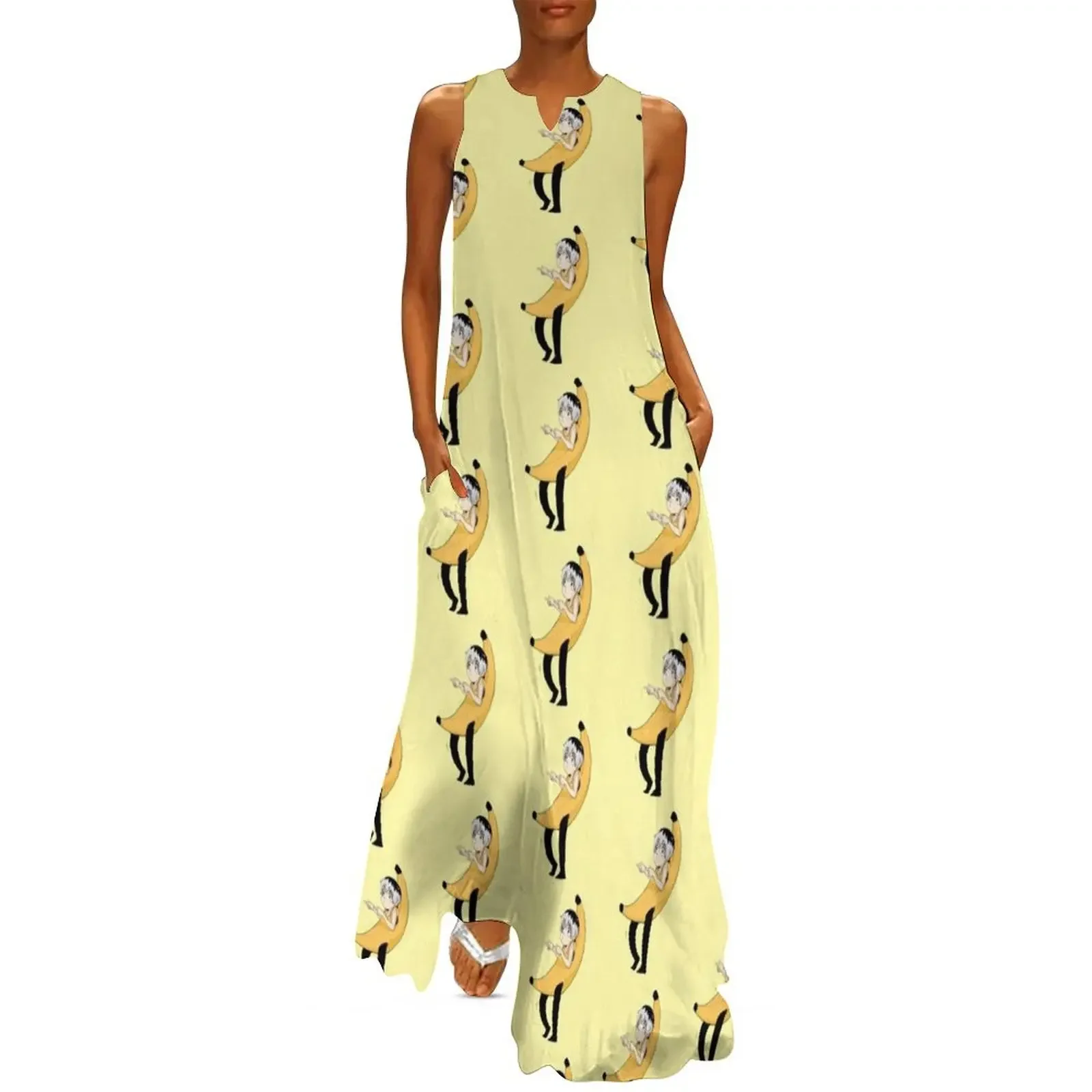 

Haise in a Banana Suit Long Dress elegant chic wedding evening dresses women evening dress Dress