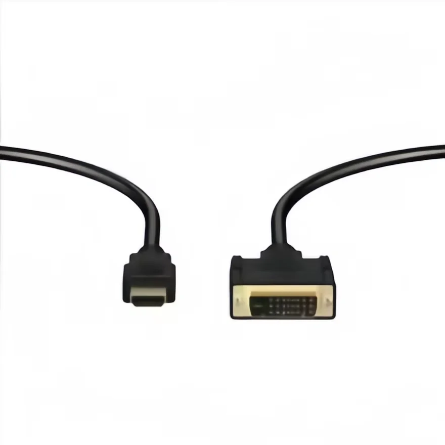 

3m HDMI-compatible to DVI 24+1 Male-to-Male Black Video Cable - High-Speed 1080P HD Connection for Computer Monitor Projector