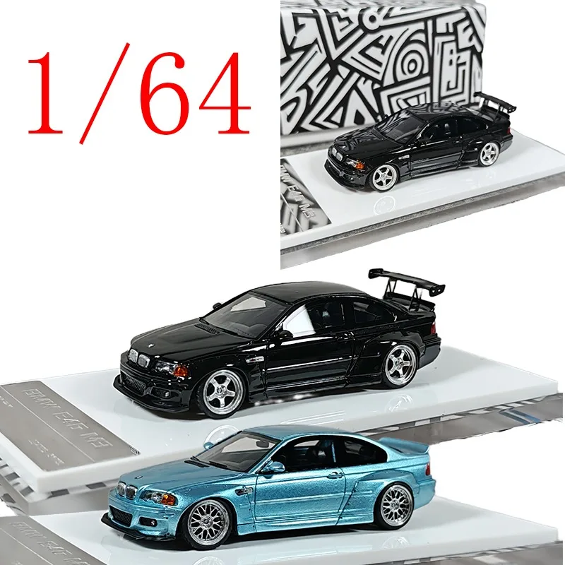 

DZ Diecast 1/64 Scale BMW Resin Model Car BMW M3 E46 Rocket Rabbit Wide Body Play with The Gift Original Box of Toy Cars