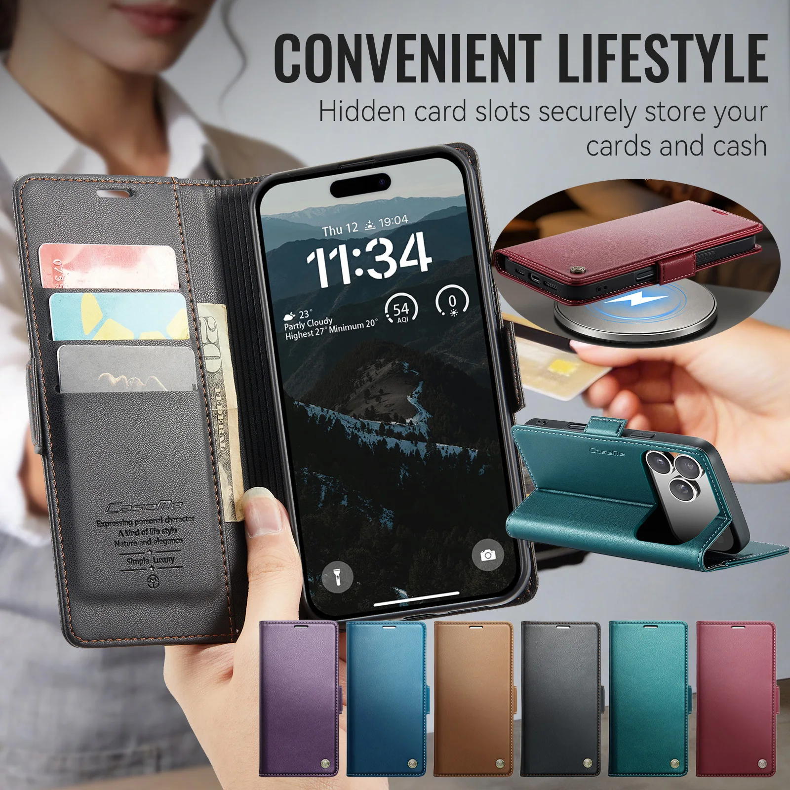 Kickstand Adjustable - Flip Case for Iphone 18 Promax