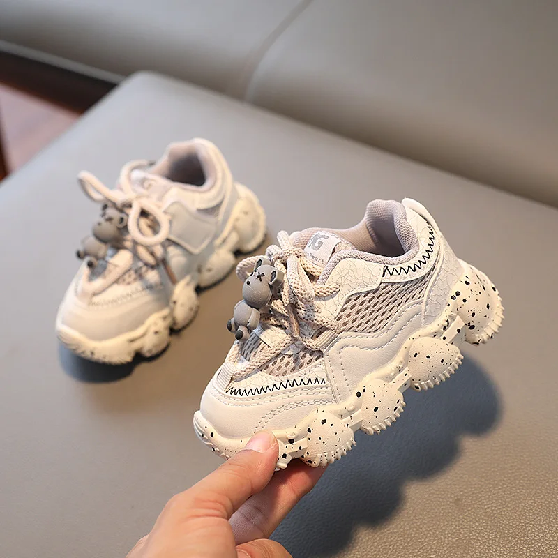 Children Cute Sports Shoes Baby Girls Sneakers Kids Running Shoes Toddler Infant Footwear Kids Boys Outdoor Casual Shoes 1-6Y