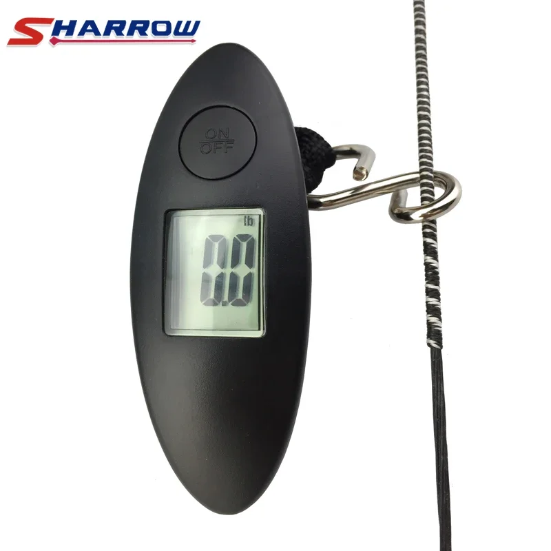 Sharrow Pounds Measuring Black 88lbs Pounds Test Tool Bow Scale Archery Bow Pounds Measure Tool