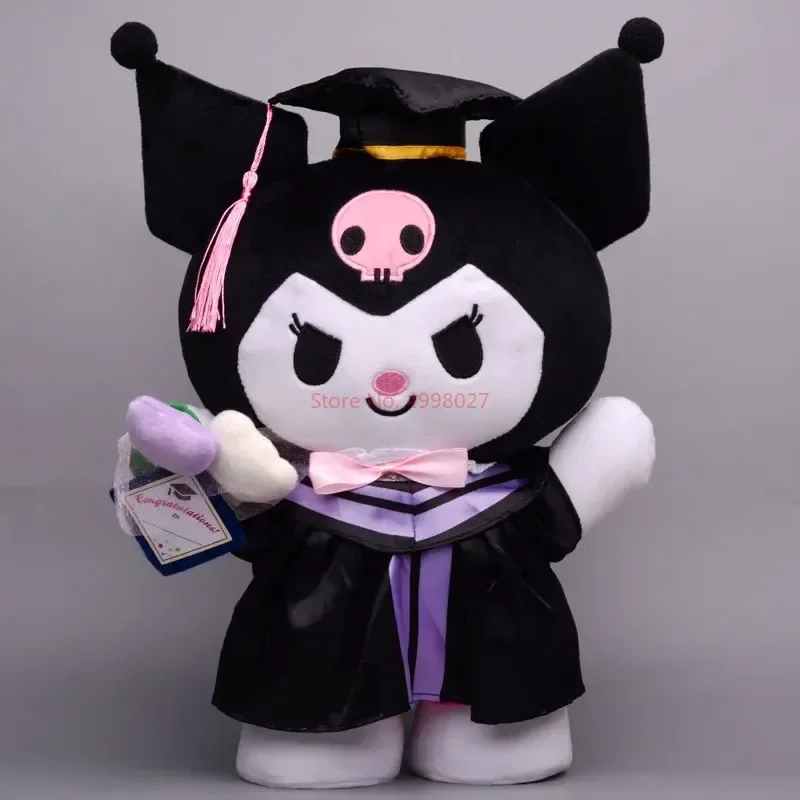 

Сезон Выпускной Aoger Sanrio плюшевая кукла Kuromi Melody Cinnamoroll академическая форма шапка для выпускного врача плюшевые шапки для студентов