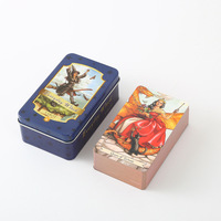 Everyday Witch Tarot cards gold Edge Oracle Deck 78 Cards Tin Metal Box Party Personal Entertainment Women Girls Cards Game