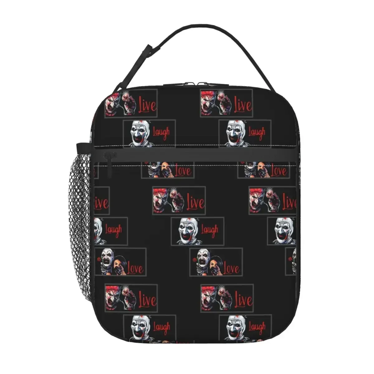 

Custom Horror Movies T-Terrifiers Lunch Bag for Women Thermal Insulated Bento Box Beach Camping Travel Waterproof Tote Bags