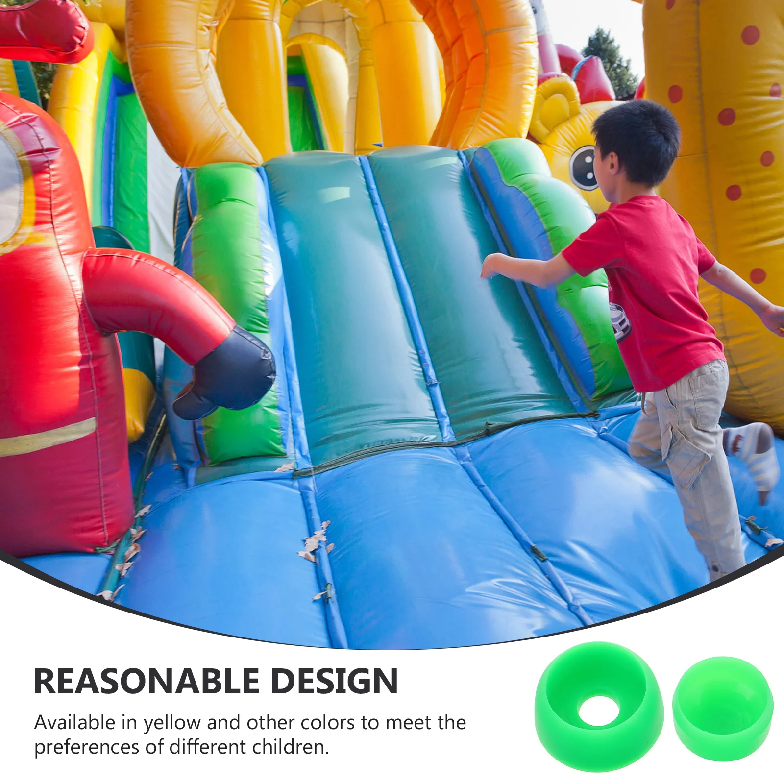 10 Stücke Kinder Rutsche Schraubenabdeckung Langlebiger Kunststoff Kleinkind Spielen Schloss Zubehör Sicher Langfristige Verwendung Kinder Rutsche Spielplatz Zubehör