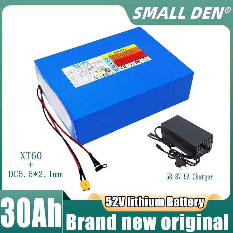 52V 30Ah customizable Brand new 18650 lithium battery pack 14S10P suitable for various transportation vehicles, customizable AAA