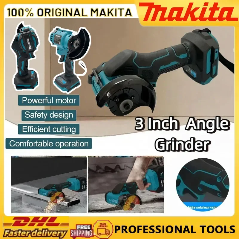 Makita Electirc CUT OFF Tool Cutting Circular New 3 Inch Mini Angle Grinder Cordless 3 Inch Saw Power Tool 20V Battery