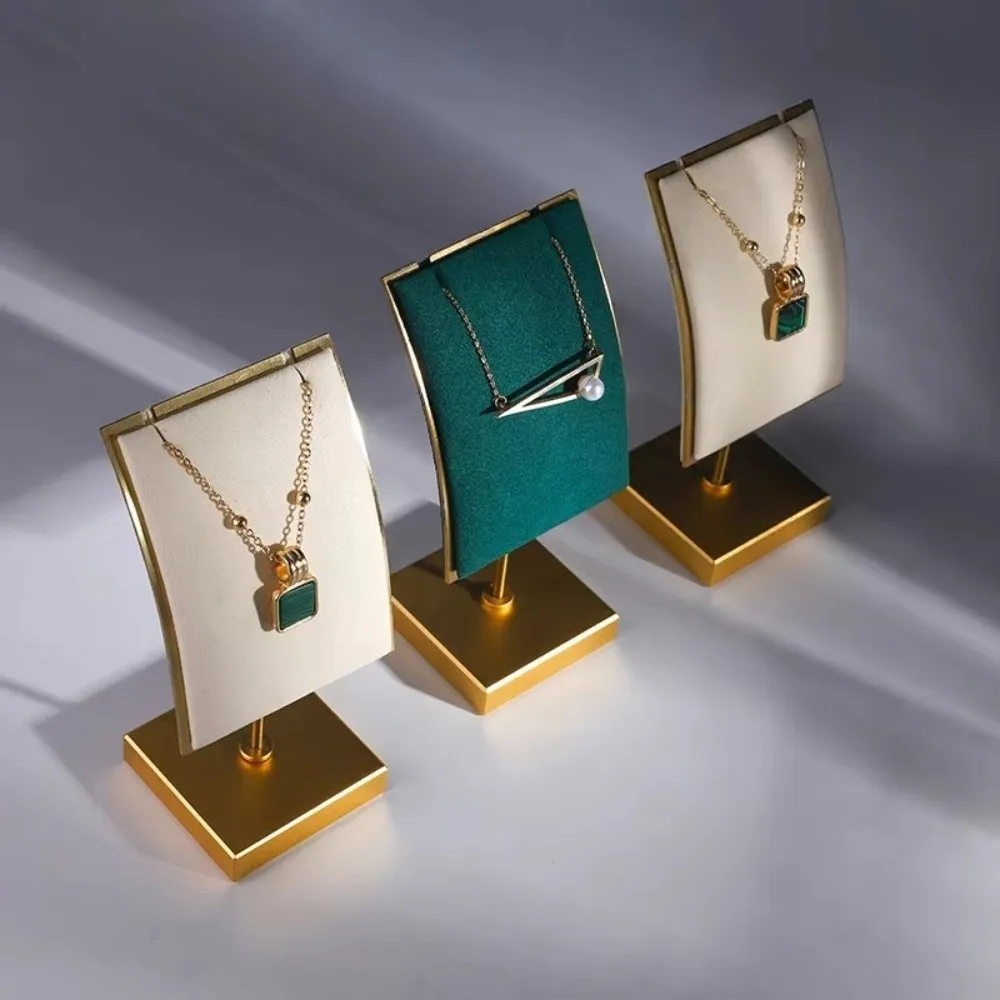 

Multi-color Jewelry Stand Display Metal Display Prop Necklace Holder Velvet Necklace Display Stands Jewelry Display Storage
