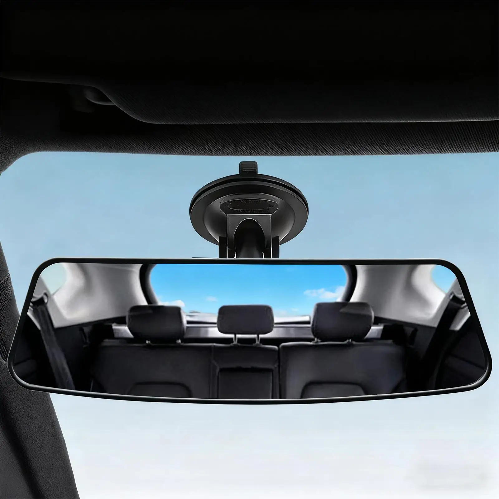 

Интерьер автомобиля, зеркало заднего вида с широким обзором, присоска, внутреннее зеркало заднего вида, антибликовое автомобильное внутреннее зеркало