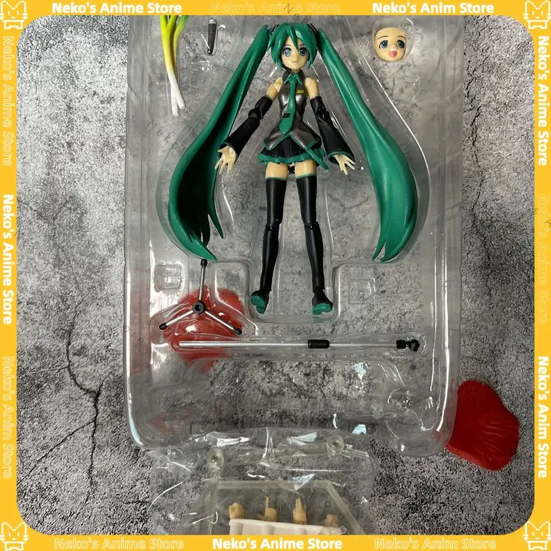 【In Stock】Hatsune Miku Figma #014 Virtual Singer Green Onion Ver. Action Figure Anime Model Desktop Doll Collectibles gift