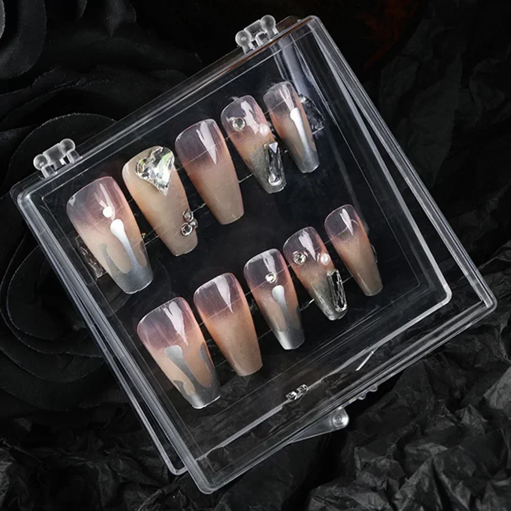 

Convenient Handmade Armor Storage Box Transparent Acrylic Packaging Keep Your Nail Polish Collection Safe And Organized