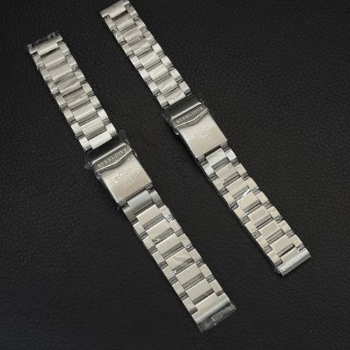 Imagen 2 del producto STEELDIVE Pulsera de alta calidad Pulsera de repuesto de acero inoxidable 20 mm 22 mm Hebilla firmada Cierre fresado con seguridad