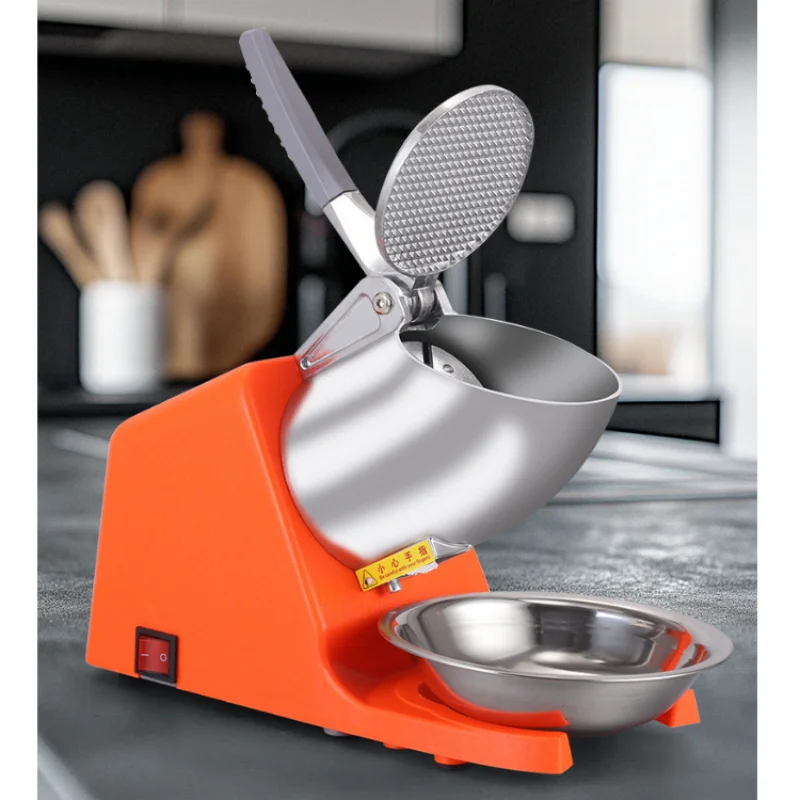 

Double-blade ice crusher commercial smoothie maker snowflake household ice crusher, shaved ice maker milk tea shop