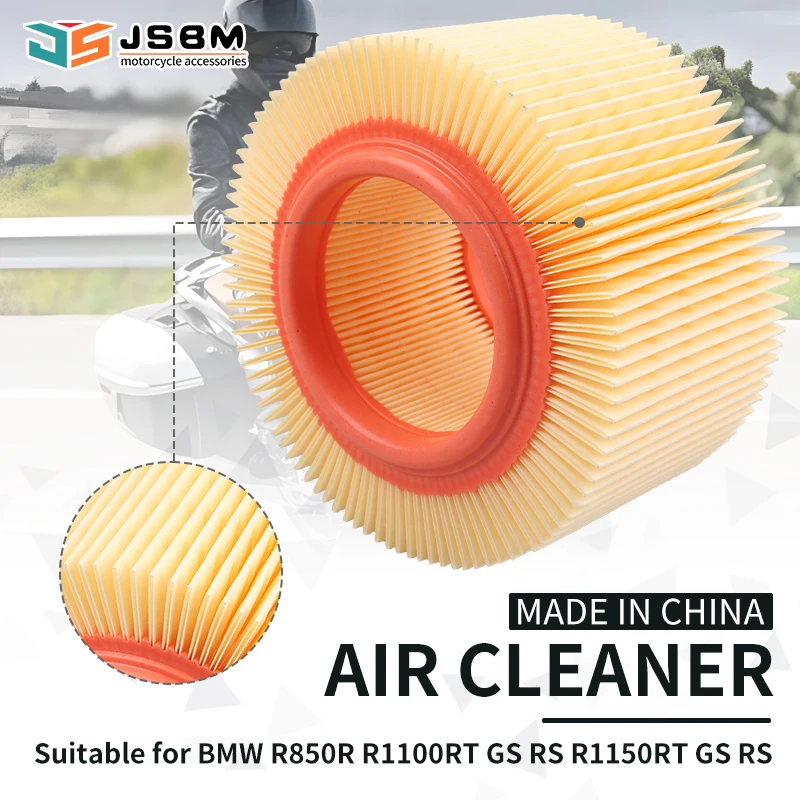 JSBM Motorcycle Air Filter Intake Cleaner For BMW R1100GS R1100R R1100RS R1100RSL R1100SA R1150GS R1150RS R1150RT R850R R850GS