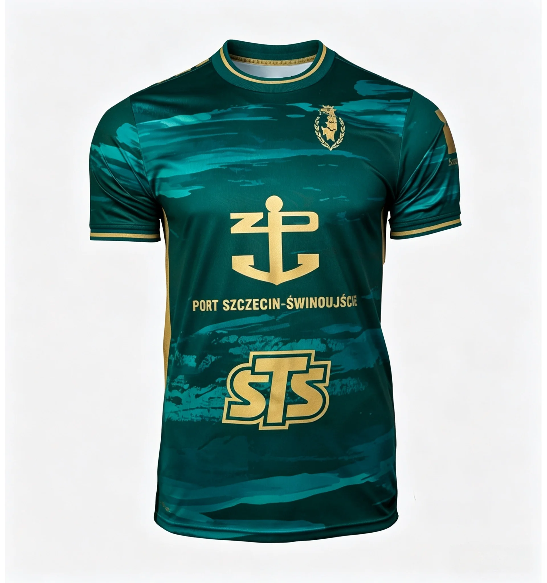 Neuheiten Polen Pogoń Szczecin Fußballtrikot Herren Damen Sommer Sport T-Shirt Atmungsaktiv Schnelltrocknend Streetwear Kleidung – Detail 3