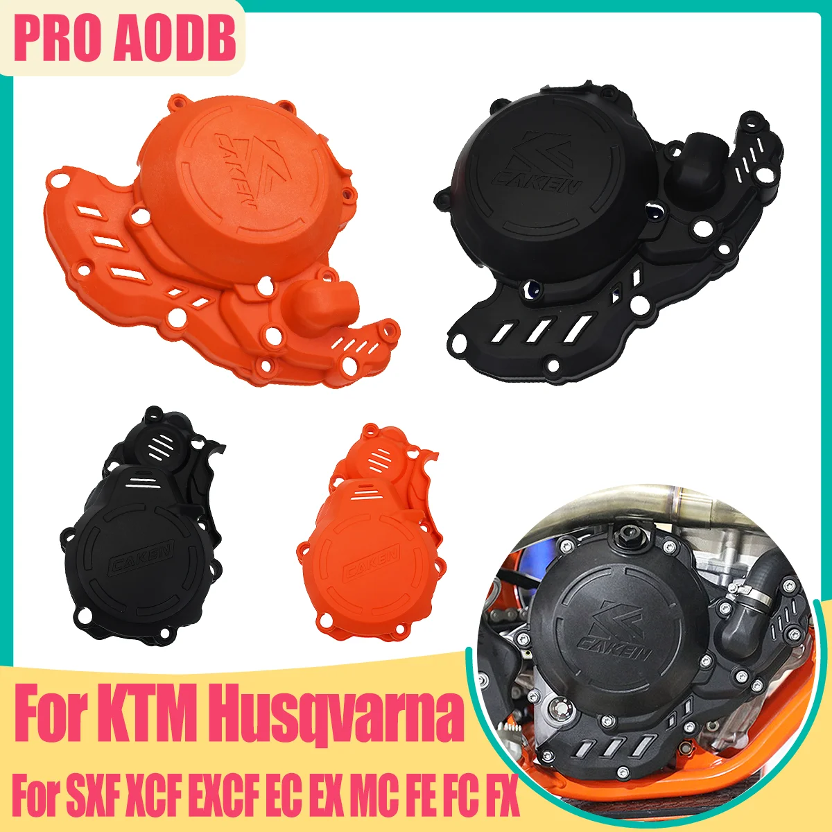 

For GAS GAS KTM SXF250 XCF350 EXCF EX MC EC 250F 350F 2023 Ignition Protector Clutch Cover Guard EXC-F 250 350 XCF-W FREERIDE 4T