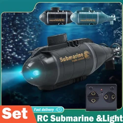 Mini RC Submarine Electric Speed Boat Remote Control Drone Pigboat  Simulation Diving Model High Speed Race Gift Toy Kids Child