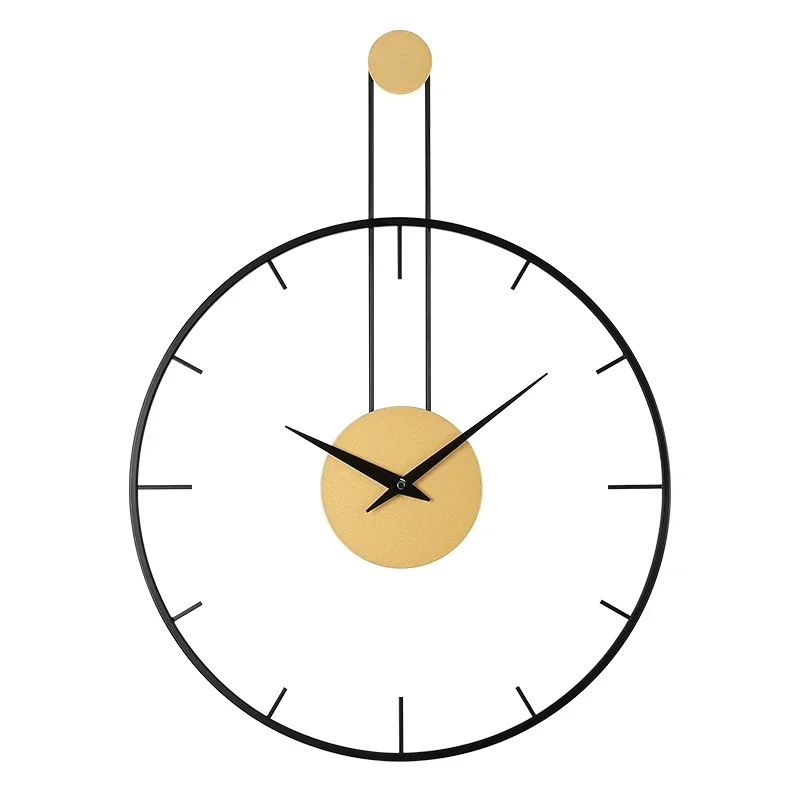 

Clock wall clock living room creative 2024 new decorative quartz modern simple fashion home atmosphere