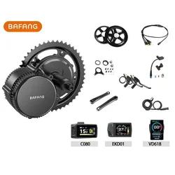 36V/48v bafang mid drive motor BBS01/02B latest controller crank Motor eletric bicycles trike ebike kits ebike