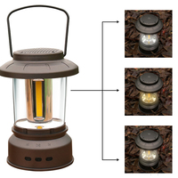 C2 Retro Lantern Outdoor Camping Bluetooth-compatible Speaker Light Tent Lamp USB Rechargeable Home Night Emergency Flashlight