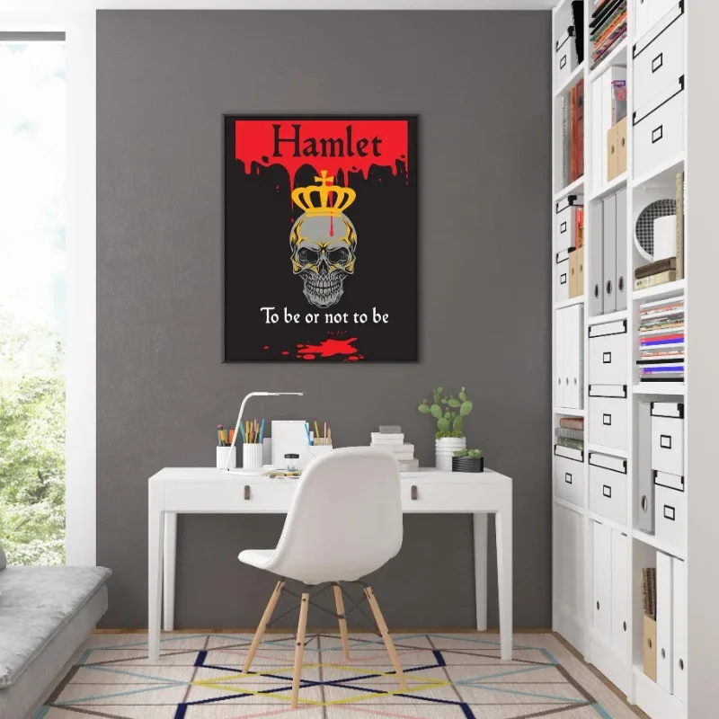 شكسبير يلعب ملصق ماكبث هاملت منتصف الصيف ليلة حلم روميو جولييت الأدب الإنجليزي قماش طباعة ديكور غرفة المعيشة #3