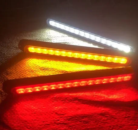 

15 светодиодных автомобильных стоп-сигналов, 12 В, красный, третий стоп-сигнал, задний фонарь, боковой габаритный указатель поворота, стоп-сигнал, сигнальная лампа с высоким креплением