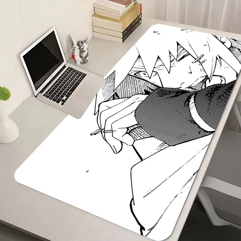 لوحة ماوس للكمبيوتر المحمول N-Naruto Minato N-Namikaze أنيمي ماوس مكتب لوحة المفاتيح لينة حصيرة مكتبية المطاط ماوس حصيرة الألعاب PC السجاد البساط
