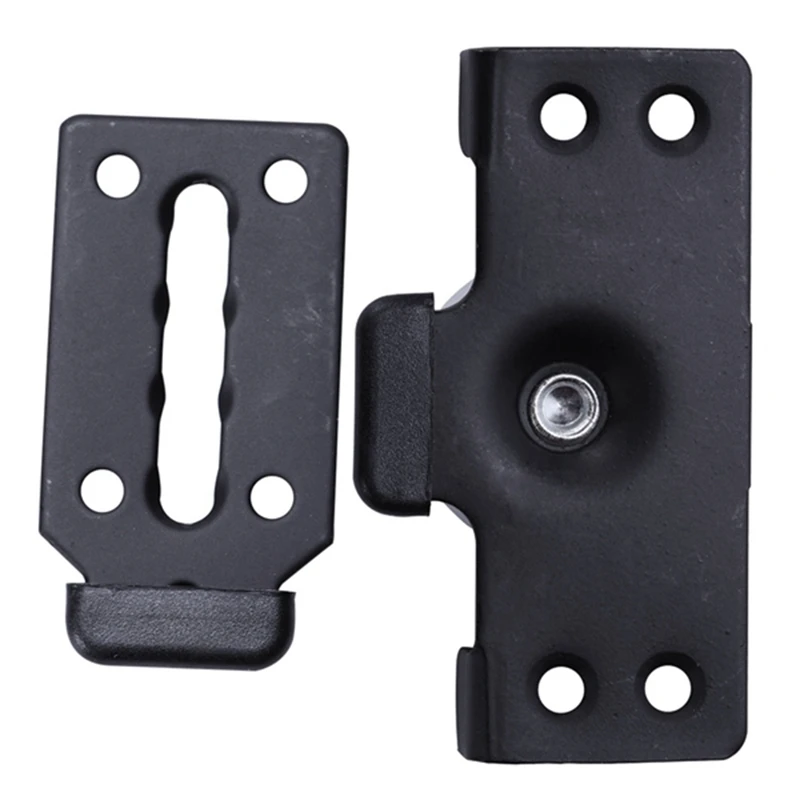 木製引き戸とワードローブプーリー、黒いハードウェアアクセサリー、10セット