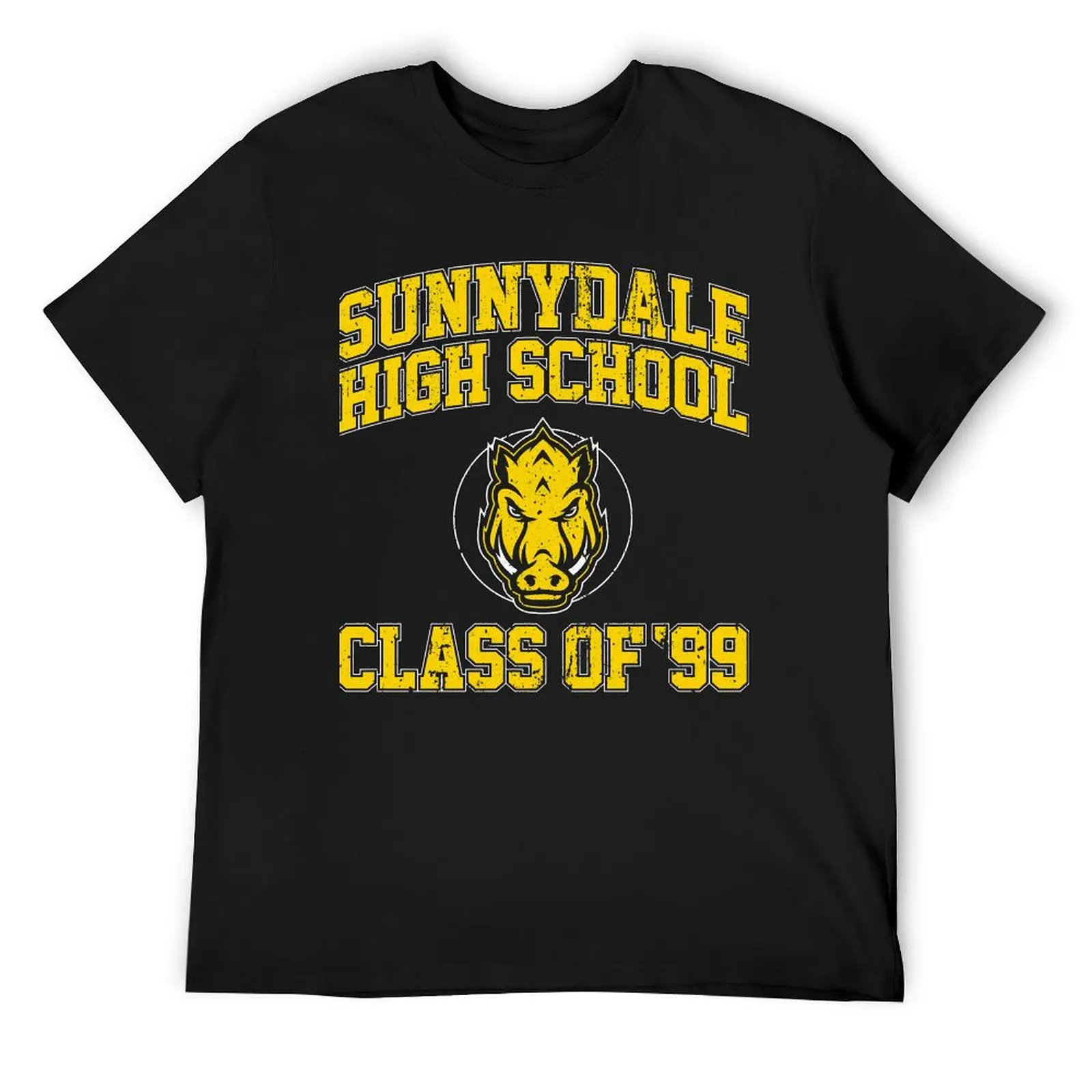 

Sunnydale High T-Shirt baggy shirts Aesthetic clothing basketball graphic tees mens white t shirts