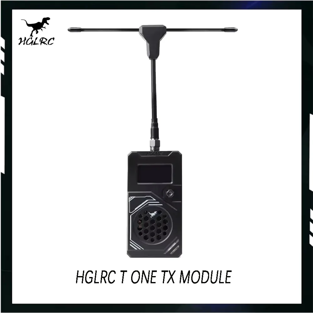 

HGLRC T ONE TX Module ELRS 915Mhz 2W High Power 868-915MHz FCC 3-6S Wide Transmission Distance for FPV Long Range Racing Drone