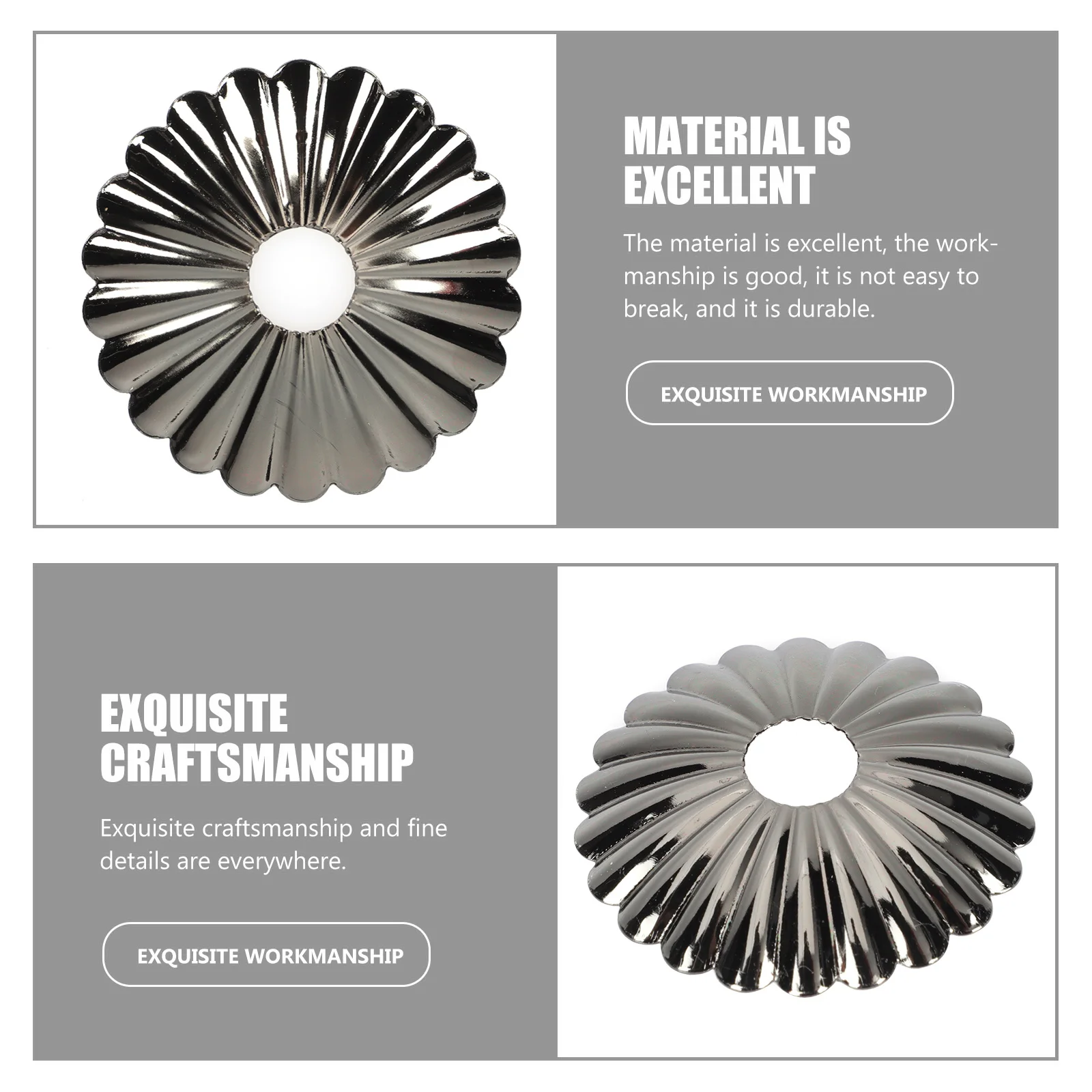 

10pcs Iron Lamp Cover Flower Design For Table Lamp Decoration Home Living Room Bedroom Study Kids Room Retro Lighting Accessory