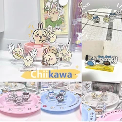 Cartoon Chiikawa Jiikawa Angel Cafe Stand Acrylic Cute Usaki Jiyi Xiaohachi Cartoon Desktop Decoration Girl Gift