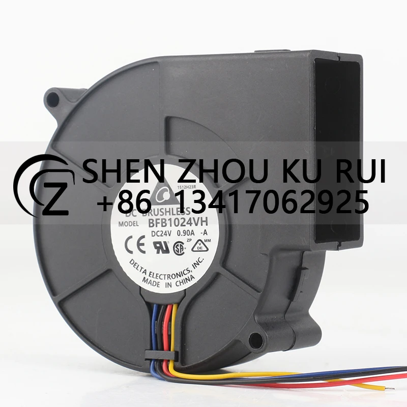 Delta DC 24V 0.90A AC EC 9733 9.7CM speed regulating large air volume turbine blower  cooling fan