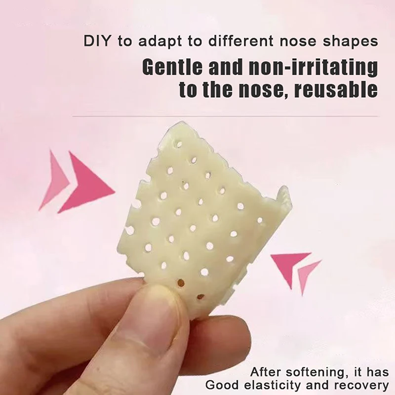 Self-shaping Nose Splint Low Temperature Thermoplastic Nose Job Adhesive Tape Fracture Splint Provide External Support Fixation